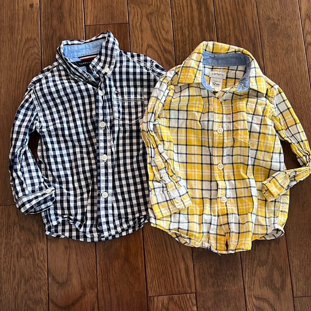 Bundle of 2 button down shirts